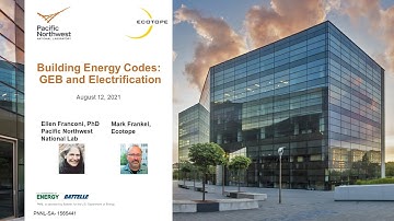 Grid Integration and Electrification in Energy Codes Webinar
