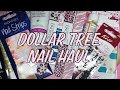 Nail accessories haul- dollar tree haul- everything 1 dollar- affordable nail art-nail art haul