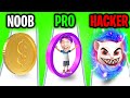 Can We Go NOOB vs PRO vs HACKER In COIN RUSH!? (ALL LEVELS! *TALKING TOM & ANGELA HELP US!*)