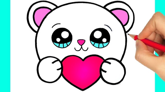 COMO DIBUJAR UN OSO POLAR - DIBUJOS KAWAII - YouTube como-dibujar-un-oso-polar-dibujos-kawaii-youtube