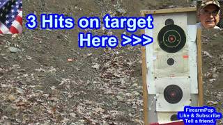 100 Yard Pistol Shot with a Berreta 92FS, Extreme Marksmanship,  by FirearmPop
