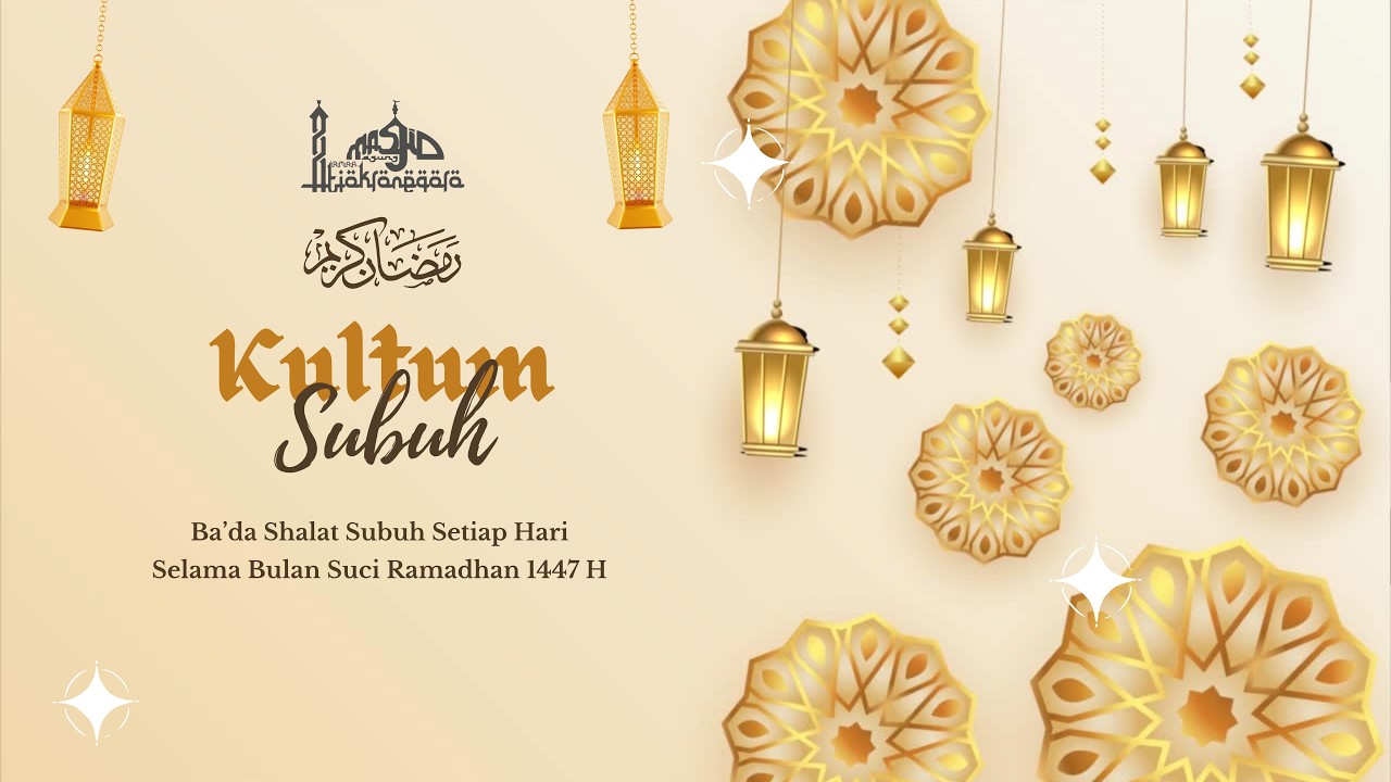 KULIAH SUBUH | KH. AYYUB AHDIYAN SYAM S.H |