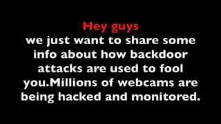 Android backdoor attacks   #Team_webster (SRM_Univ)