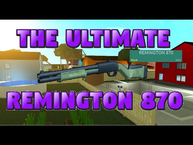 The Best Remington 870 Phantom Forces Youtube - roblox phantom forces best attachments for remington 870