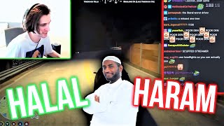 xQcOW learns about Haram &amp; Halal in GTA RP (xqc iconic gta rp moments )