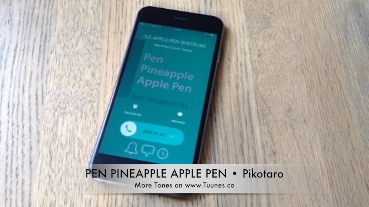 Pen Pineapple Apple Pen PPAP Ringtone (Pikotaro Tribute Remix Ringtone