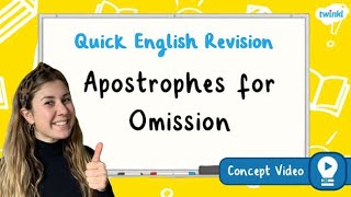 Famous How Do I Use Apostrophes for Omission? | KS2 English Concept for Kids Wealth