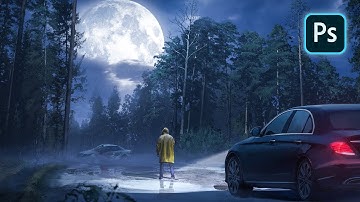 How to Create This MYSTERIOUS Forest in Photoshop