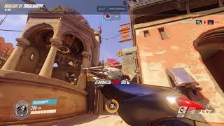 Genji Deflecting Widowmaker AGAIN (Have they not learned)
