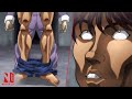 Baki | Multi-Audio Clip: | Sea Emperor Kaku's Flick | Netflix Anime