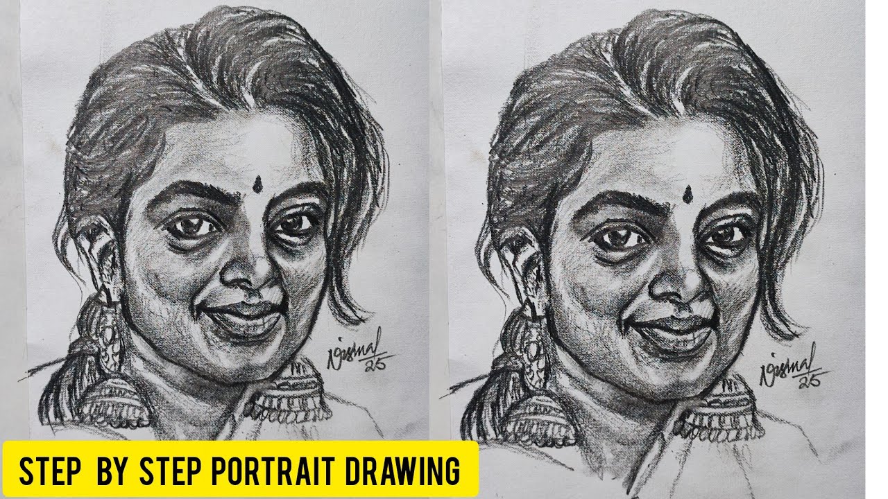 How to make a portrait without Loomis Method // let's We draw - YouTube