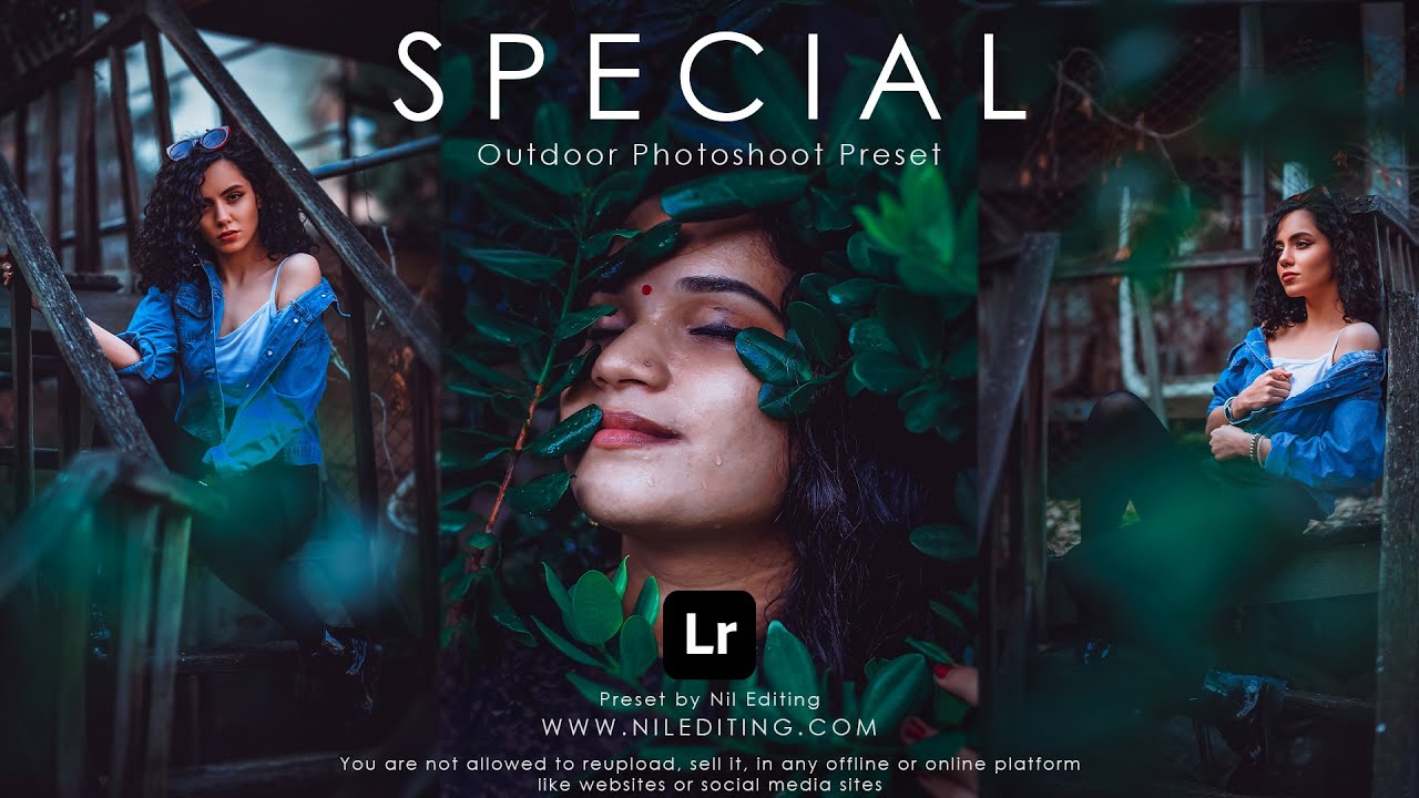 Special Outdoor Photoshoot Preset Lightroom Presets DNG & XMP Free