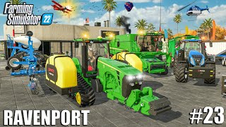 Buying NEW TRACTOR for FARM | Ravenport #23 | Farming Simulator 22