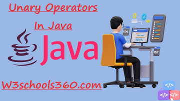 Unary Operators in Java | Hindi | W3schools