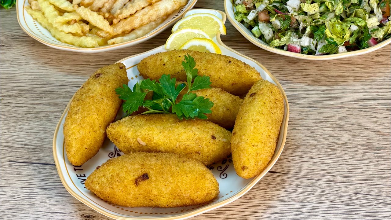 اسهل واسرع كبة بدون ماكينة | كبة رز سورية أصلية مقرمشة