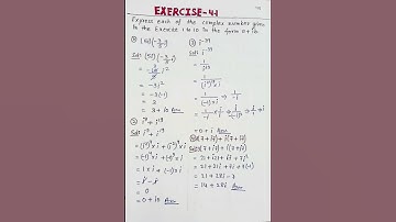 CLASS -11, Ex-4.1(Complex Number and Quadratic equations) Chapter -4 NCERT #mathematics