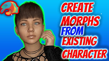 CREATE A DAZ CHARACTER MORPH in BLENDER using CHARACTER you PURCHASED from the DAZ STORE #dazstudio