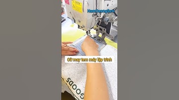 Máy lập trình may tem nhãn trong may mặc #thờitrang #machine #sewing #handmade #sewingtips