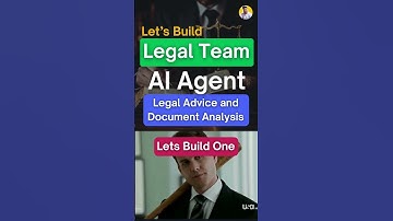 Create a Law Firm AI Agent with Agentic AI | Get Legal Advice from AI and Documents Analysed #shorts