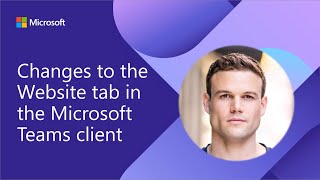 changes to the website tab in the microsoft teams client