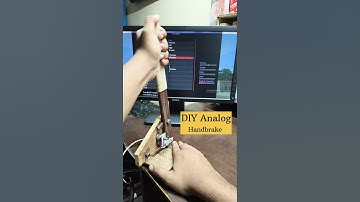 Diy Analog Handbrake #simulator #simracingsetup #drift #diy #simple #howto #pc #shorts