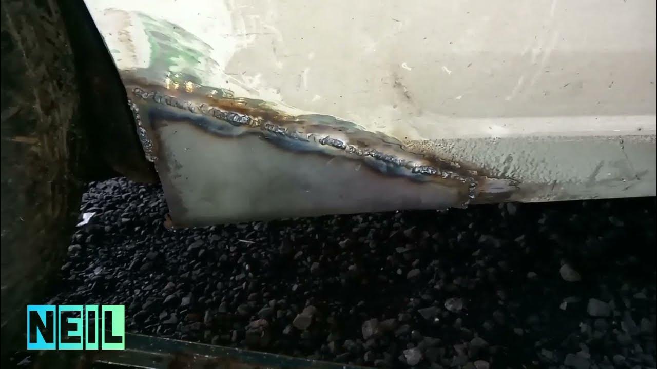 Mot fail. Welding. Sill repair on my mates Fiesta van YouTube