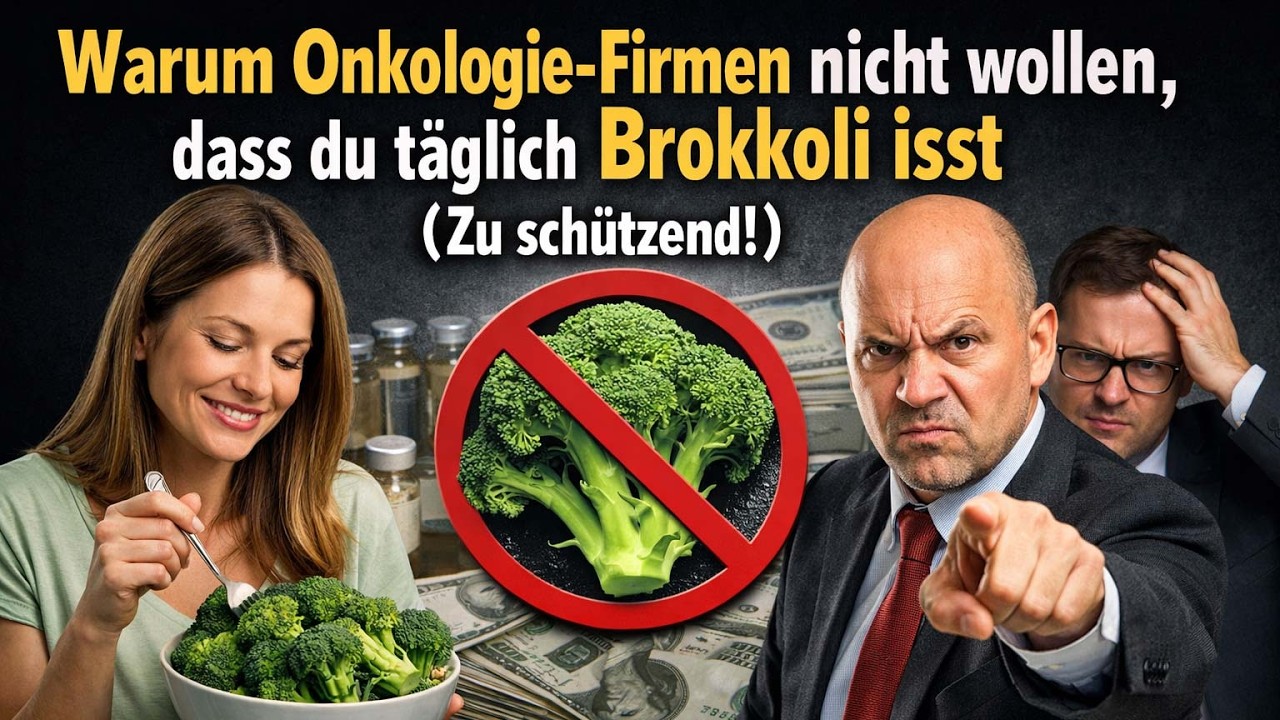 Krebs-Medikamenten-Industrie ÄNGSTLICH:Brokkoli hat Sulforaphan + Vitamin C (Doppelte Verteidigung!)