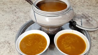 الحريرة المغربية للمبتدئات بطريقة سهلة ومقادير مظبوطة (.Morocco soup (hareera