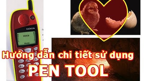 Hướng dẫn chi tiết sử dụng công cụ PEN TOOL (P) trong Photoshop