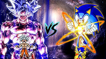 Son Goku V5 OP (all form) VS Sonic Chaos V4 JVL OP (all form) in Jump Force Mugen