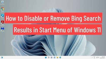 How to Disable or Remove Bing Search Results in Start Menu of Windows 11
