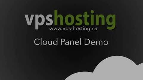 VPS Hosting Server Panel Demo