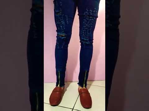 calça destroyed masculina atacado