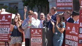 Nick Shirley rallies against California law as lawsuit takes shape