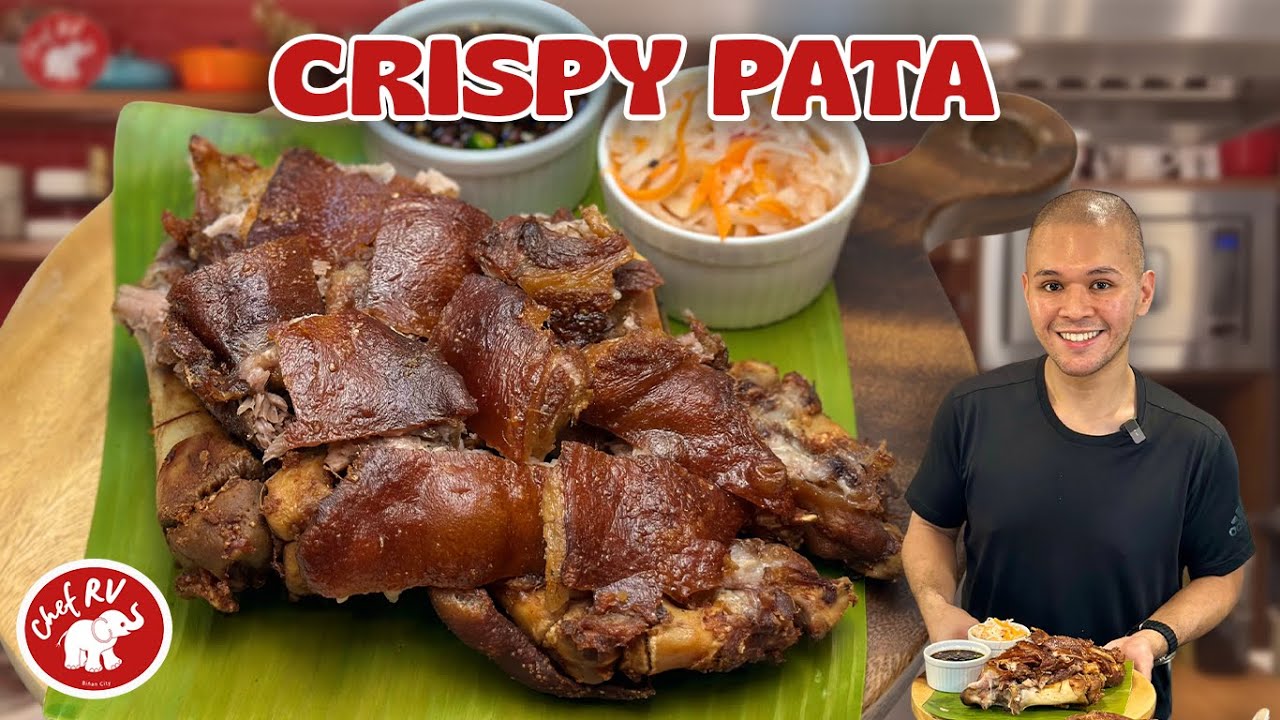 ⁣CHEF RV’s HOMEMADE CRISPY PATA!