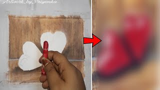 Valentine's Day Drawing Easy With Oil Pastel | Easy Oil Pastel Drawing For Beginners screenshot 2