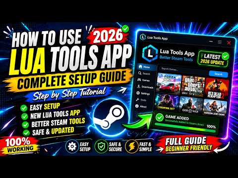 🎮 How to Use Lua Tools App | Complete Setup Guide | Everything You Need to Know (2026)