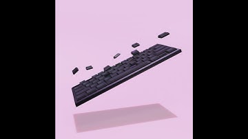 [Blender 3.6] Keyboard Animation