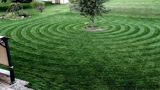 Circular Lawn Striping/Pattern