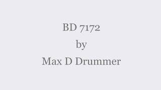 Autistic nonverbal kid teaches himself to make beats.  BD 7172 by Max D Drummer