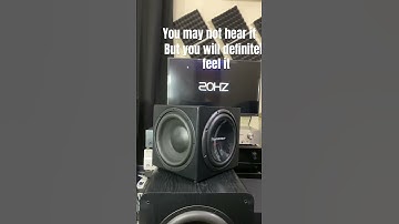 Thumbnail of Our new passive radiator sub that can easily go beyond 20hz to give you an extreme movie experience.