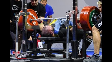 Kostiantyn Musiienko | 774 lbs World Record Bench Press | 2022 IPF Open Worlds | (11/16/2022)