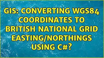 GIS: Converting WGS84 coordinates to British National Grid Easting/Northings using C#?