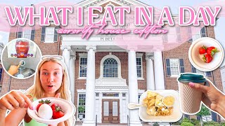 What I Eat In A Day At My Sorority House | Pi Beta Phi | The University of Alabama