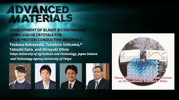 Development of Glassy Bicontinuous Cubic Liquid Crystals for Solid Proton-Conductive Materials