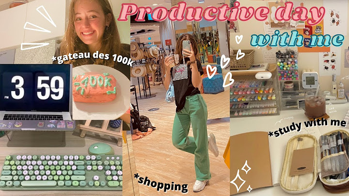 Une journée productive avec moi - 24h avec moi