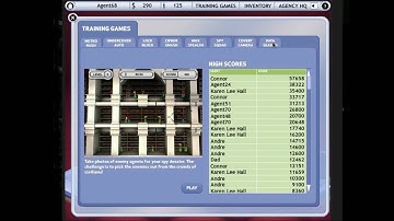 Spy Alliance - About the Training Games