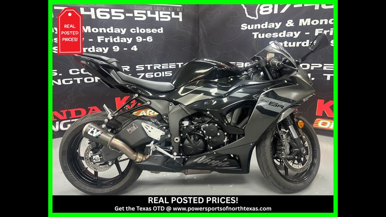 2026 Kawasaki NINJA ZX-6R Arlington TX - YouTube