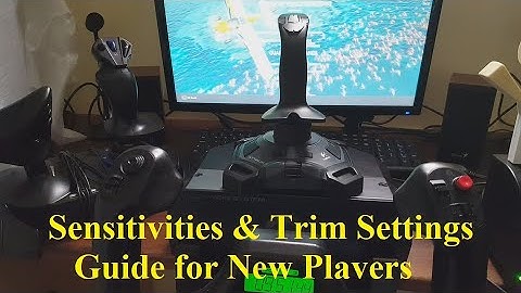 FS2020: New Player Tutorial: Setting Up Flight Controls  - Part 2: Sensitivity & Trim Settings!