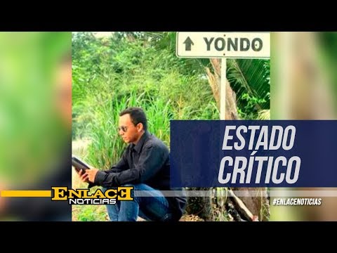 En estado crítico joven camarógrafo